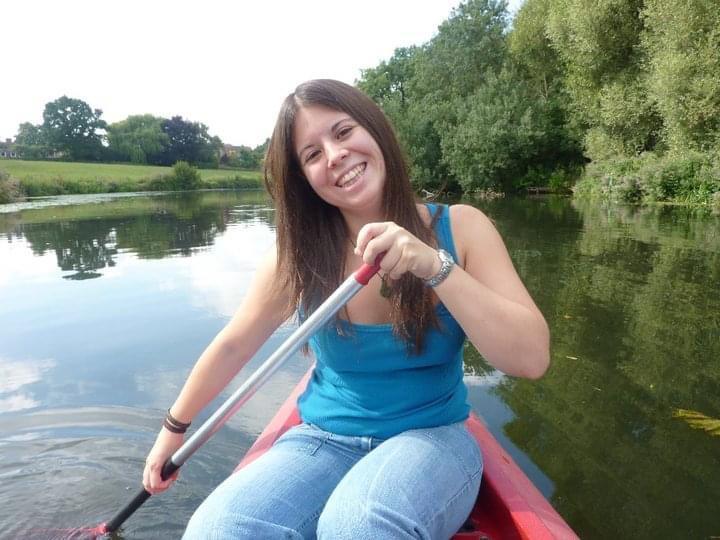 Fiona canoeing