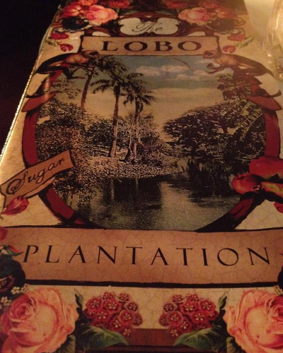 The Lobo Plantation Menu