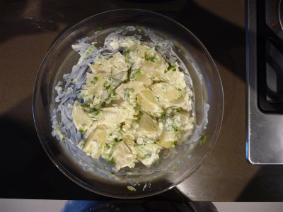 Potato Salad ready to serve