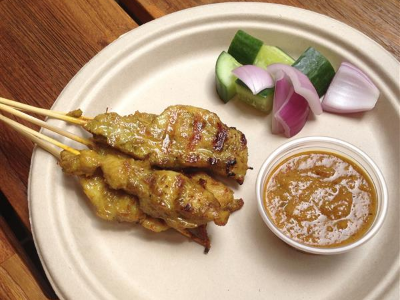 Chicken Satay & Peanut Sauce