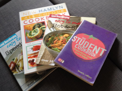 Refer to recipe books