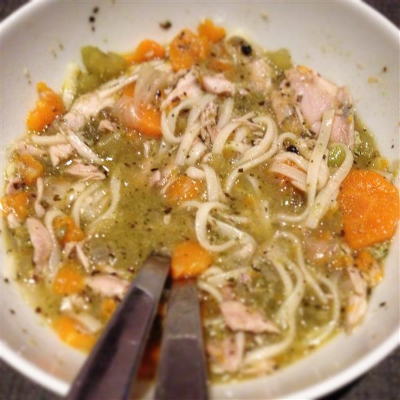Chicken and noodle soup