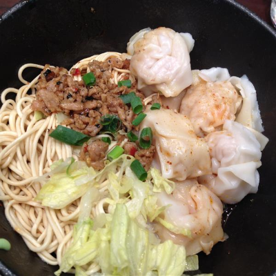 Prawn & Pork Wontons Handmade Noodles Prawn & Pork Wontons Handmade Noodles