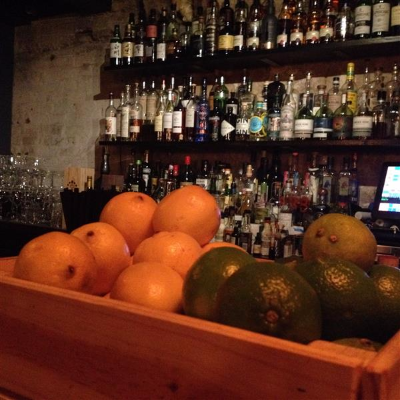 Lemons and Limes on the bar