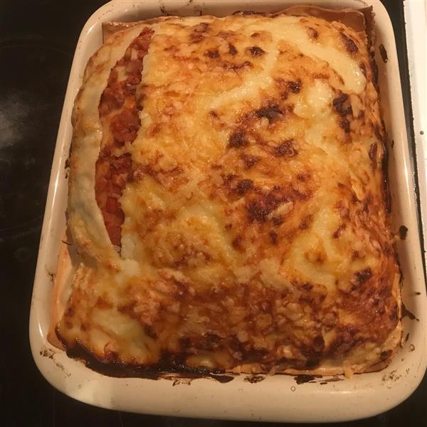 Homemade lasagne recipe