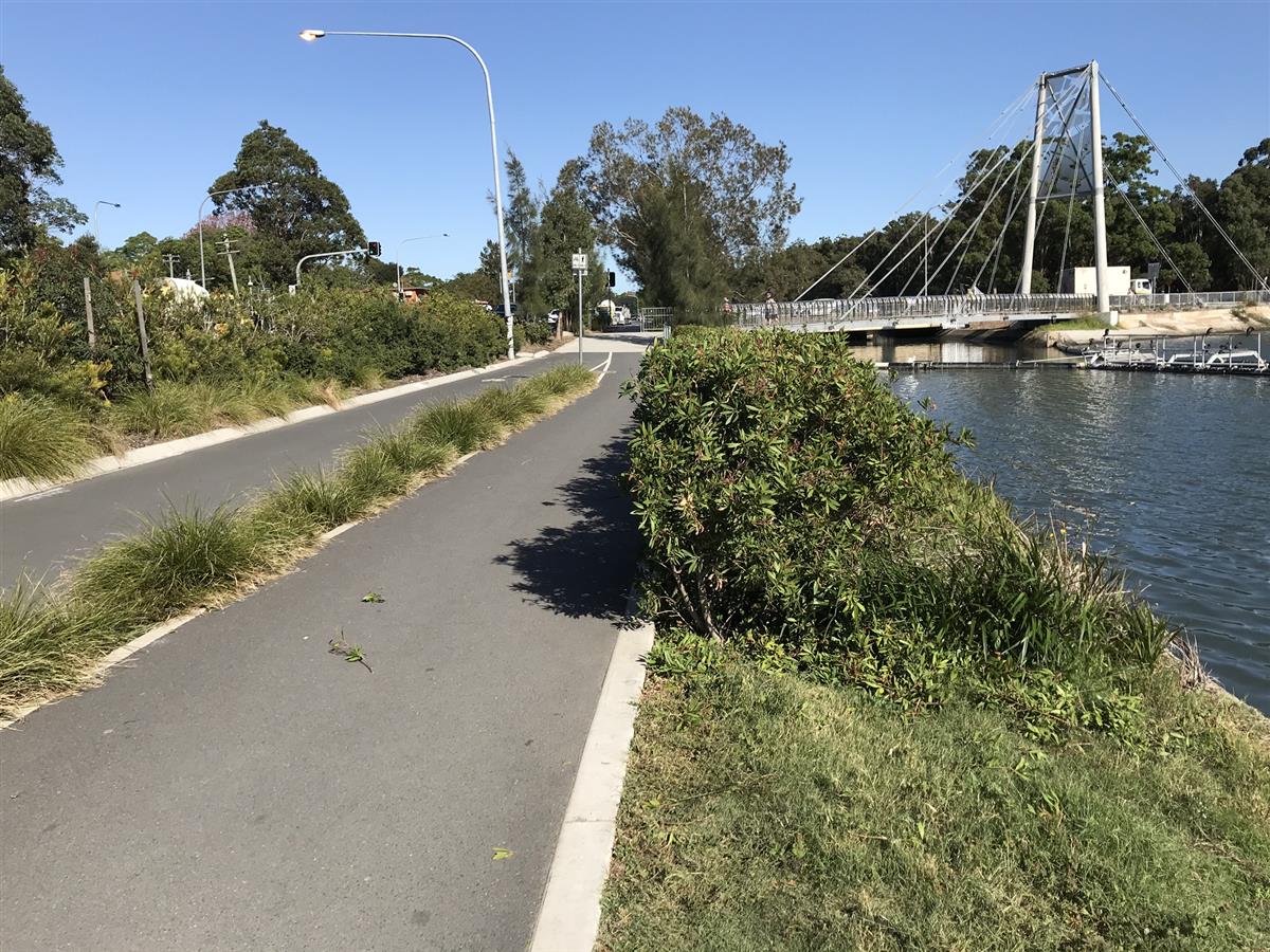 Iron cove creek pedestrian and cycle bridge