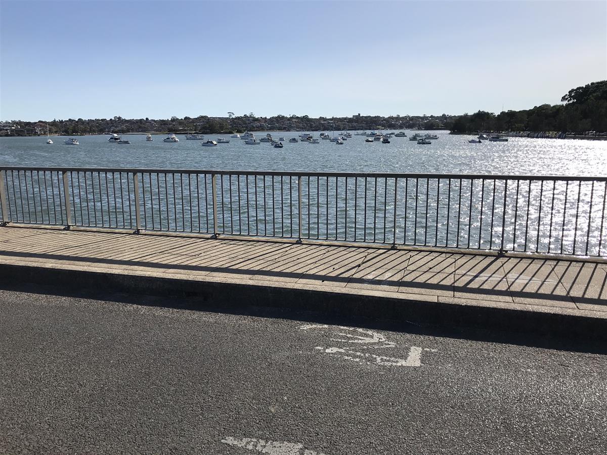 Pedestrian and cycle bridge the bay run