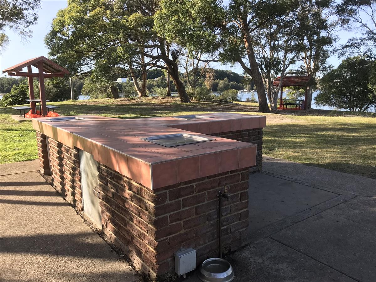 Rodd park barbeque area