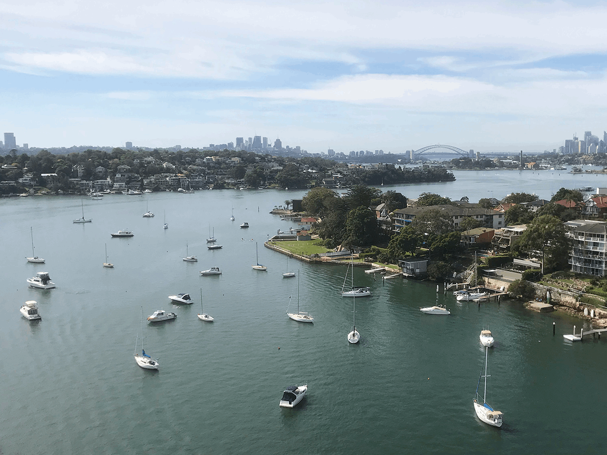 View from gladesville bridge