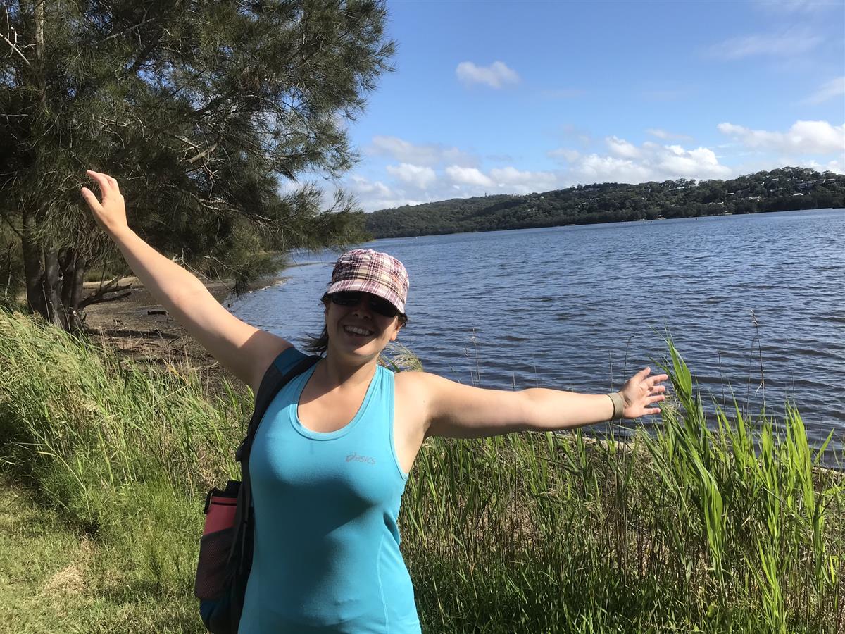 Fiona Bennett Bitesize Traveller at Narrabeen Lagoon