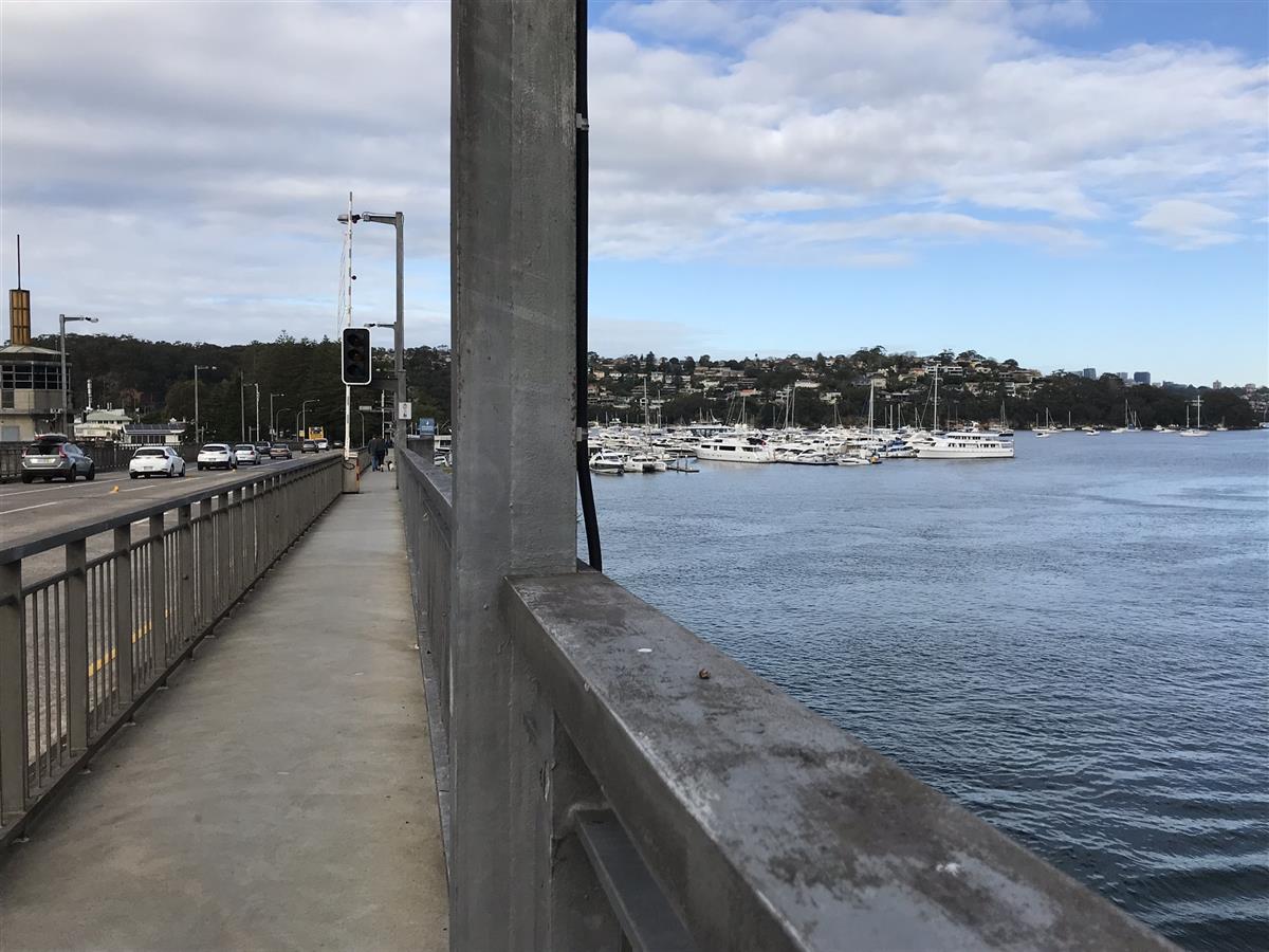 Spit Bridge pedestrian walkway