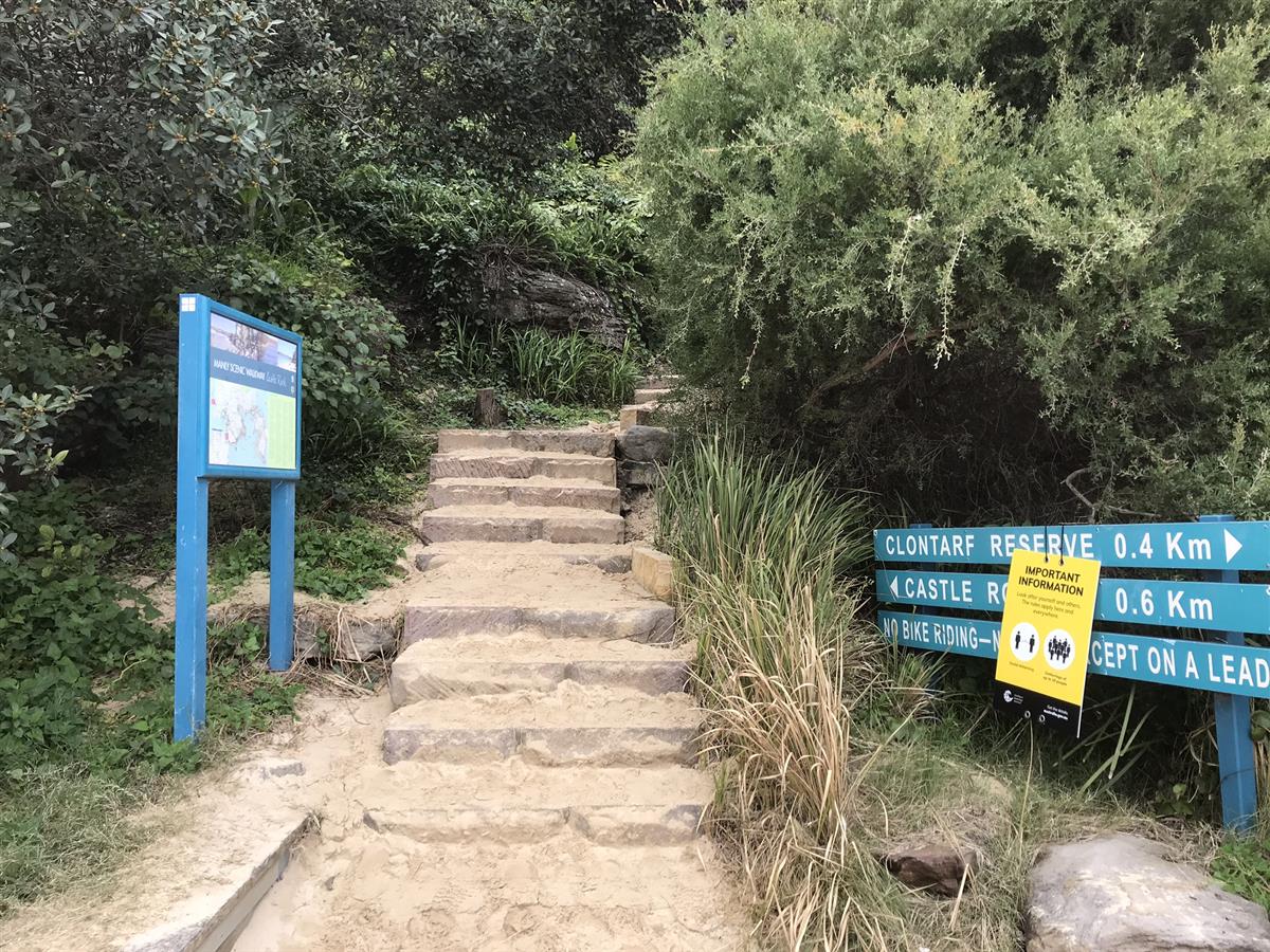 Stairway from Clontarf Beach to Duke of Edinburgh Reserve