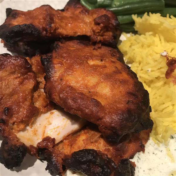 Tandoori Chicken Closeup