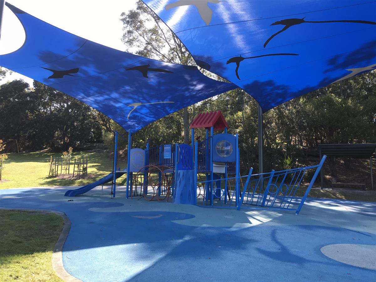 Fun childrens playground at Henry Lawson Park Abbotsford