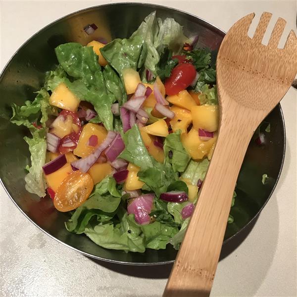 Healthy mango salad