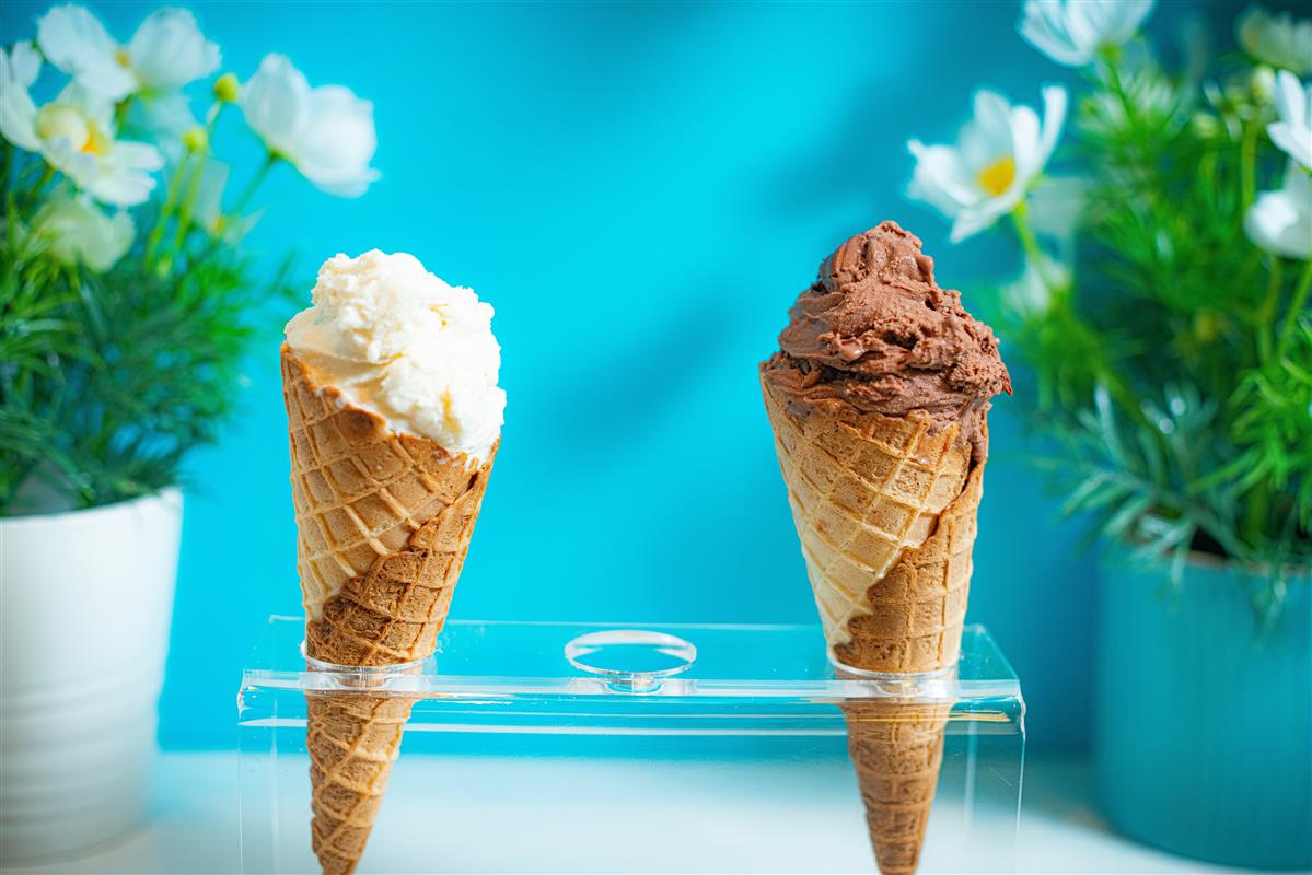 National Ice Cream Day cones