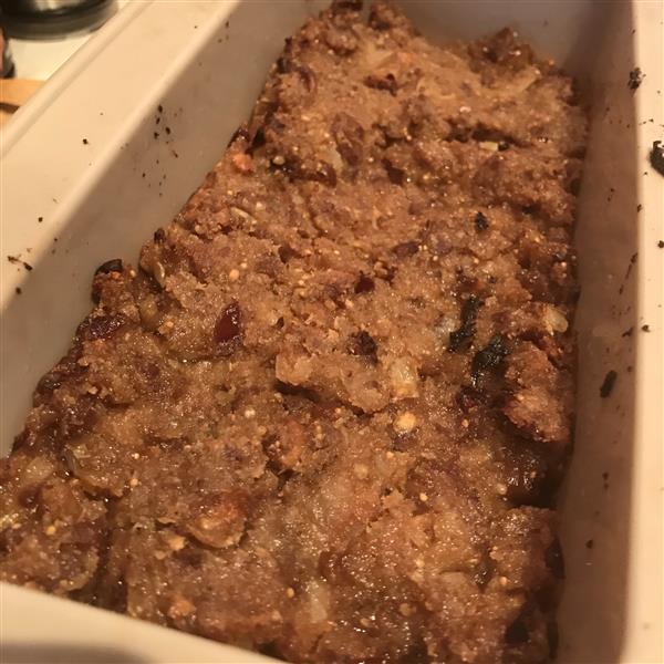 Sausage meat fig port stuffing