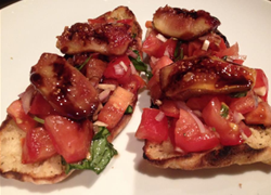 Best Bruschetta with Caramelised Figs Recipe