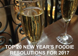 Top 20 New Year's Foodie resolutions for 2017
